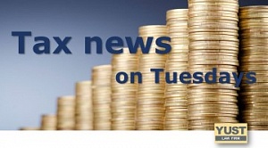 Tax news on Tuesdays (of 31-05-2016)